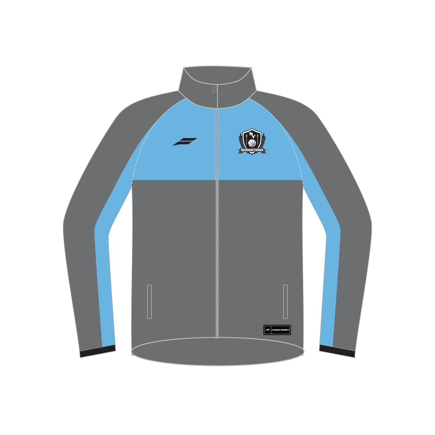 Northwood Valiants Basketball Club - Full Zip Midlayer Northwood Valiants Basketball Club - Full Zip Midlayer