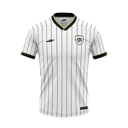 Widnes Town FC - Retro Pinstriped shirt