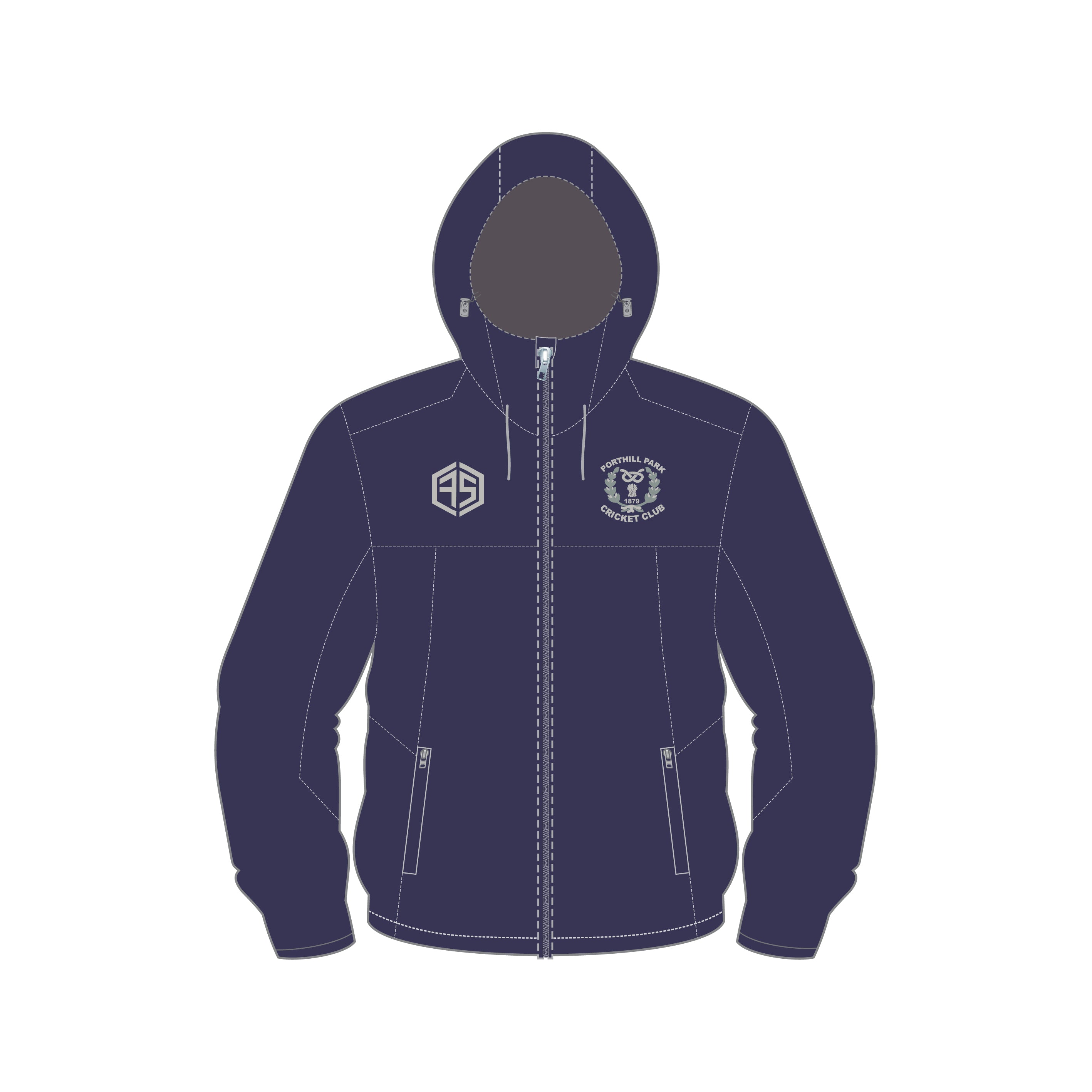 Porthill Park Cricket Club - Full Zip Jacket Porthill Park Cricket Club - Full Zip Jacket
