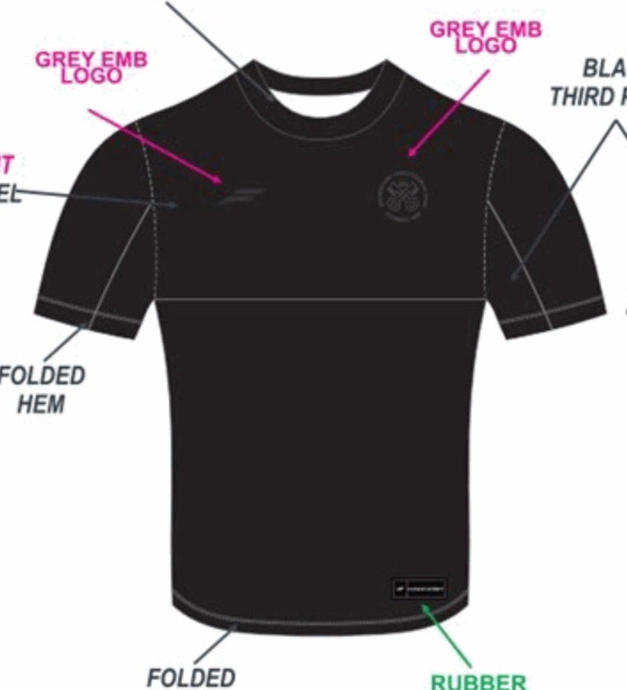 Hednesford Town FC - Blackout Travel T-Shirt
