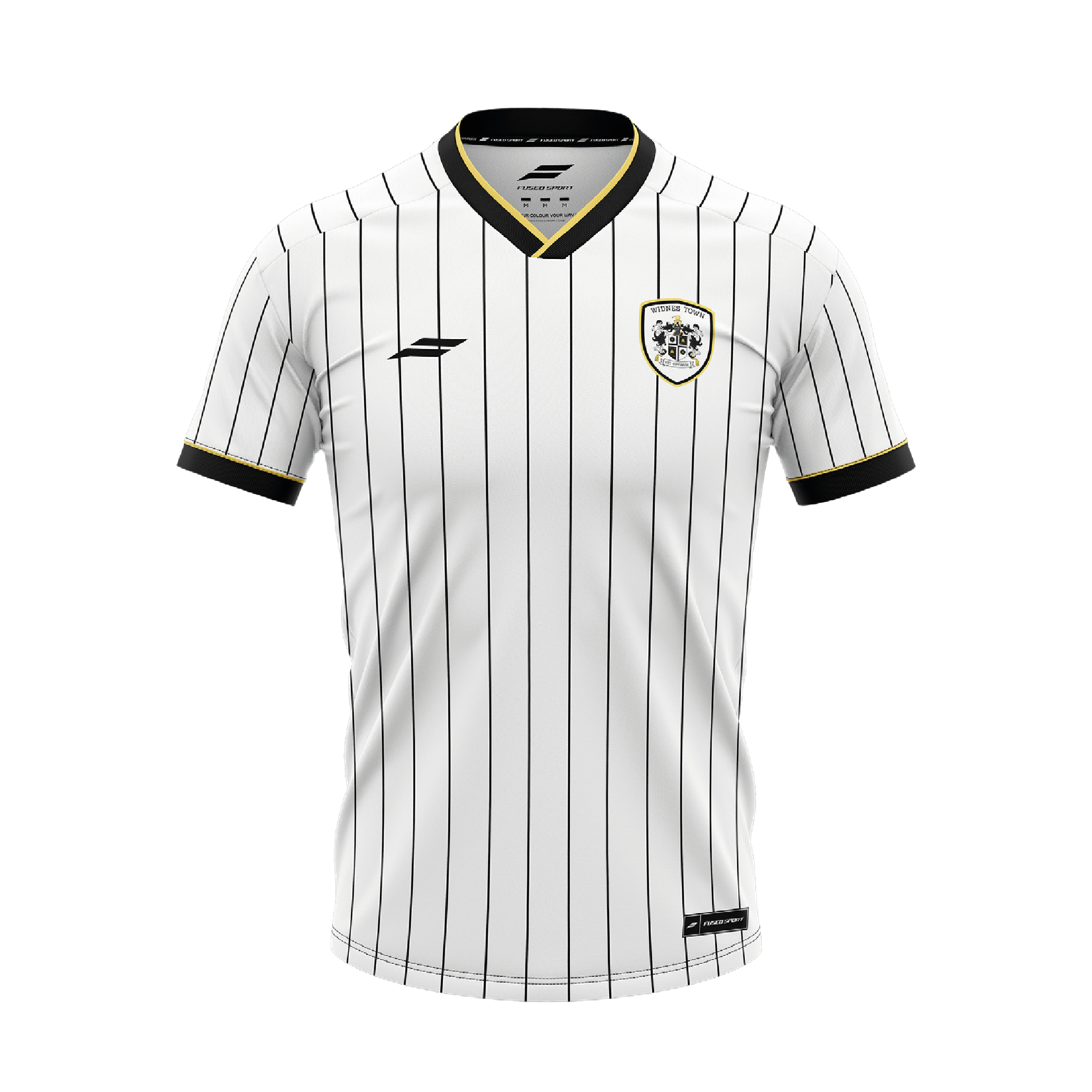 Widnes Town FC - Retro Pinstriped shirt